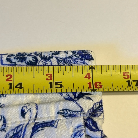 C&C California Women’s 100 % Linen Relaxed Wide Leg Crop Pant Size Large BOHO - Picture 8 of 11